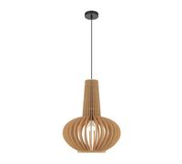 Luminosa Lighting Luminosa Roots Iii Modern 35Cm Wire Frame Pendant Ceiling Light Black 1Xe27 Beige Shade