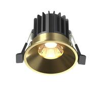 Luminosa Lighting Luminosa Round Recessed Downlight Brass 3000K 460Lm