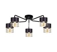 Luminosa Lighting Luminosa Royal Multi Arm Semi Flush Ceiling Light Gold, 70Cm, 5X E27