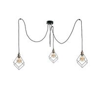 Luminosa Lighting Luminosa Ruben Cluster Pendant Ceiling Light Gold, 3X E27