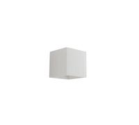 Luminosa Lighting Luminosa Rubik Plaster Wall Light White 11.5X11.5X11.5Cm