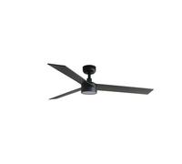 Luminosa Lighting Luminosa Rudder Large Led Black, Walnut Dc Ceiling Fan 6 Speed