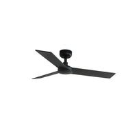 Luminosa Lighting Luminosa Rudder Small Black, Walnut Dc Ceiling Fan 6 Speed
