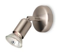 Runner 1 Light Single Spotlight Brushed Steel GU10 Netlighting Grey One Size