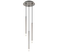 Luminosa Lighting Luminosa Ryan Cluster Pendant Ceiling Light Nickel Matt 3X G9