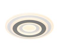 Luminosa Lighting Luminosa Sabatino Integrated Led Semi Flush Ceiling Light White Led Dimmable 2700-6000K Remote Control