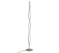 Luminosa Lighting Luminosa Sahara Floor Lamp 28W Led 3000K, 2200Lm, Dimmable Silver, Frosted Acrylic, Polished Chrome