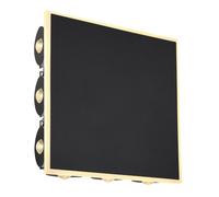 Luminosa Lighting Luminosa Saidy 22Cm Integrated Led Wall Lamp Matt Black Led 3000K