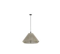Luminosa Lighting Luminosa Saigon Out C70 Grey, Beige Pendant Lamp Cone Cap Ip65