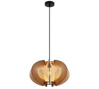 Luminosa Lighting Luminosa Sakura 44Cm Wire Frame Pendant Ceiling Light Matt Black 1X E27