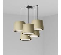 Luminosa Lighting Luminosa Samba Cluster Pendant Ceiling Light Cream, E27
