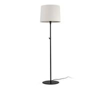Luminosa Lighting Luminosa Samba Floor Lamp Round Tappered Shade White, E27