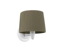 Luminosa Lighting Luminosa Samba Wall Light With Shade White,green, E27