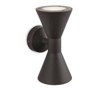 Luminosa Lighting Luminosa Sands 2 Light Up & Down Outdoor Wall Light Graphite Ip54, Gu10