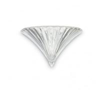 Ideal Lux Santa Large Single Light Wall Fitting With Clear Glass Shade