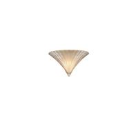 Ideal Lux Santa Large Single Light Wall Fitting With Gold Glass Shade