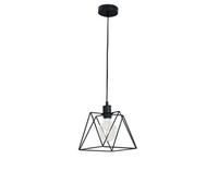 Fan Europe Santana Wire Frame Pendant Ceiling Light Black 20x20x23cm