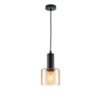 Luminosa Lighting Luminosa Santia Modern 1 Light Dome Pendant Ceiling Light, E27