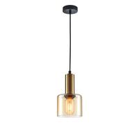 Luminosa Lighting Luminosa Santia Modern 1 Light Dome Pendant Ceiling Light, E27