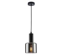 Luminosa Lighting Luminosa Santia Modern 1 Light Dome Pendant Ceiling Light, E27