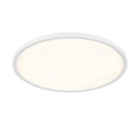 Luminosa Lighting Luminosa Sapana 42Cm Round Flush Ceiling Light White Ip44 Led 3000K