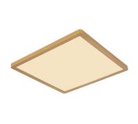 Luminosa Lighting Luminosa Sapana 42Cm Square Flush Ceiling Light Brass-Coloured Matt Ip44 Led 3000K