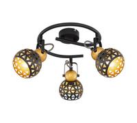 Luminosa Lighting Luminosa Sarra Ceiling Spotlight Clusters Matt Black 3X E14