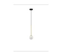 Luminosa Lighting Luminosa Savoy Globe Pendant Ceiling Light Opal, Satin Gold, Matt Black Led G9 1X5W