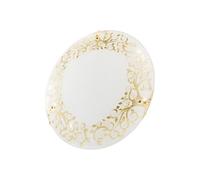 Luminosa Lighting Luminosa Serena Glass Decorative Flush Ceiling Light 2 Light 24 Carat Gold