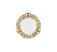 Luminosa Lighting Luminosa Serena Glass Decorative Flush Ceiling Light 2 Light 24 Carat Gold