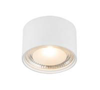 Luminosa Lighting Luminosa Serena Surface Mounted Downlight White Clear Glass Shade Led 3000K