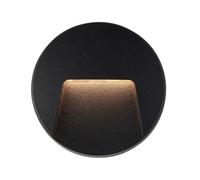 Saxby 99545 Severus CCT round indirect IP65 3W Black abs plastic & clear pc 3W LED module (SMD 2835 CCT) CCT