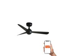 Luminosa Lighting Luminosa Sfera Small 3 Blade Ceiling Fan Matt Black Tuya Smart System
