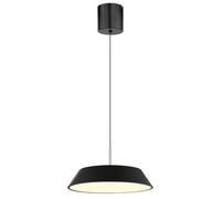 Luminosa Lighting Luminosa Silena Dome Pendant Ceiling Light Matt Black Led 3000K