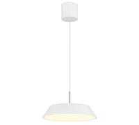 Luminosa Lighting Luminosa Silena Dome Pendant Ceiling Light Matt White Led 3000K