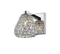 Luminosa Lighting Luminosa Simone 1 Light Chrome Wall Light