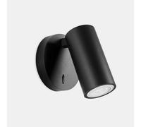 Luminosa Lighting Luminosa Simply Single Spotlight Wall Lamp Black Gu10
