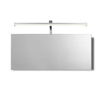Luminosa Lighting Luminosa Sisley Wall Lamp 7W Led Chrome Ip44 4000K, 420Lm, Silver, Frosted Acrylic, Polished Chrome
