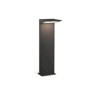 Luminosa Lighting Luminosa Soleil Outdoor Dark Grey Bollard Solar Panel Light Ip54