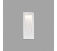Luminosa Lighting Luminosa Soun Outdoor Led White Recessed Wall Lamp Ip65