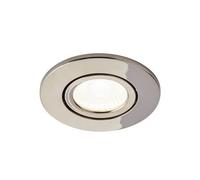 Luminosa Lighting Luminosa Spa 3 Pack Adjustable Firerated 4000K Led Recessed Downlight Black Chrome Ip65