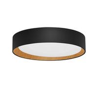 Luminosa Lighting Luminosa Stake 35Cm Flush Ceiling Light Sandy Black Triac Dimmable Led 30W 1717Lm 3000K