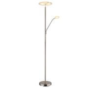 Luminosa Lighting Luminosa Stanford Mother & Child Lamp Nickel Matt Led Dimmable 3000K