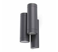 Faro STEPS 4L Double Outdoor Wall Lamp Dark Gray