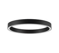 Luminosa Lighting Luminosa Sting 80Cm Integrated Led Semi Flush Ceiling Light Sandy Black Triac Dimmable Led 50W 2968Lm 3000K