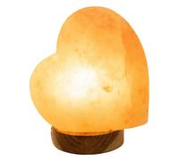 Luminosa Lighting Luminosa Stone Table Lamp Natural Color Heart-Shaped Salt Crystal Stone 1X E14