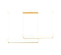 Luminosa Lighting Luminosa Strita Bar Pendant Ceiling Light Brass Gold Triac Dimmable Led 40W 2856Lm 3000K