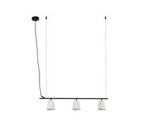 Luminosa Lighting Luminosa Studio 3 Light Bar Pendant Ceiling Light Matt White