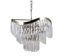 Luminosa Lighting Luminosa Stylized Hanging Pendant Antique Bronze 8 Light , E14