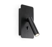 Luminosa Lighting Luminosa Suau Usb C Reading Wall Light Matt Black 3000K